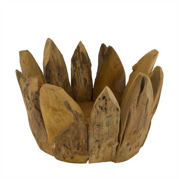 CIOTOLA radice legno cm.24x24x22
