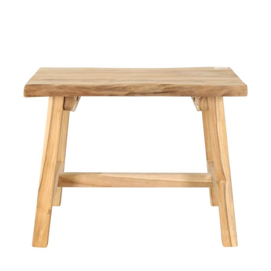 TAVOLINO LEGNO TEAK NATURALE CM.58x35x45