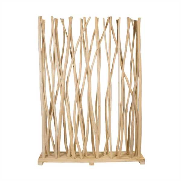 SEPARE CANNE TEAK NATURALE  CM.118x20x160
