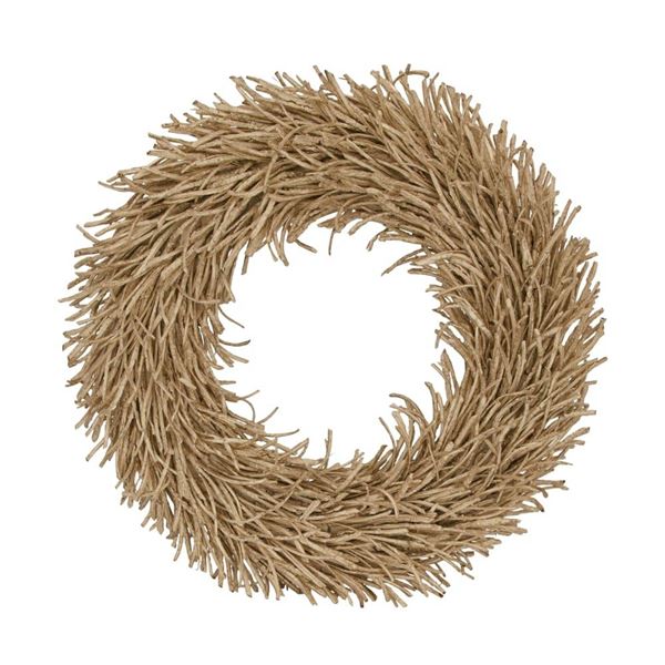 GHIRLANDA RATTAN CHAMPAGNE CM.58x58x8.5
