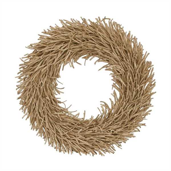 GHIRLANDA RATTAN CHAMPAGNE CM.58x58x8.5