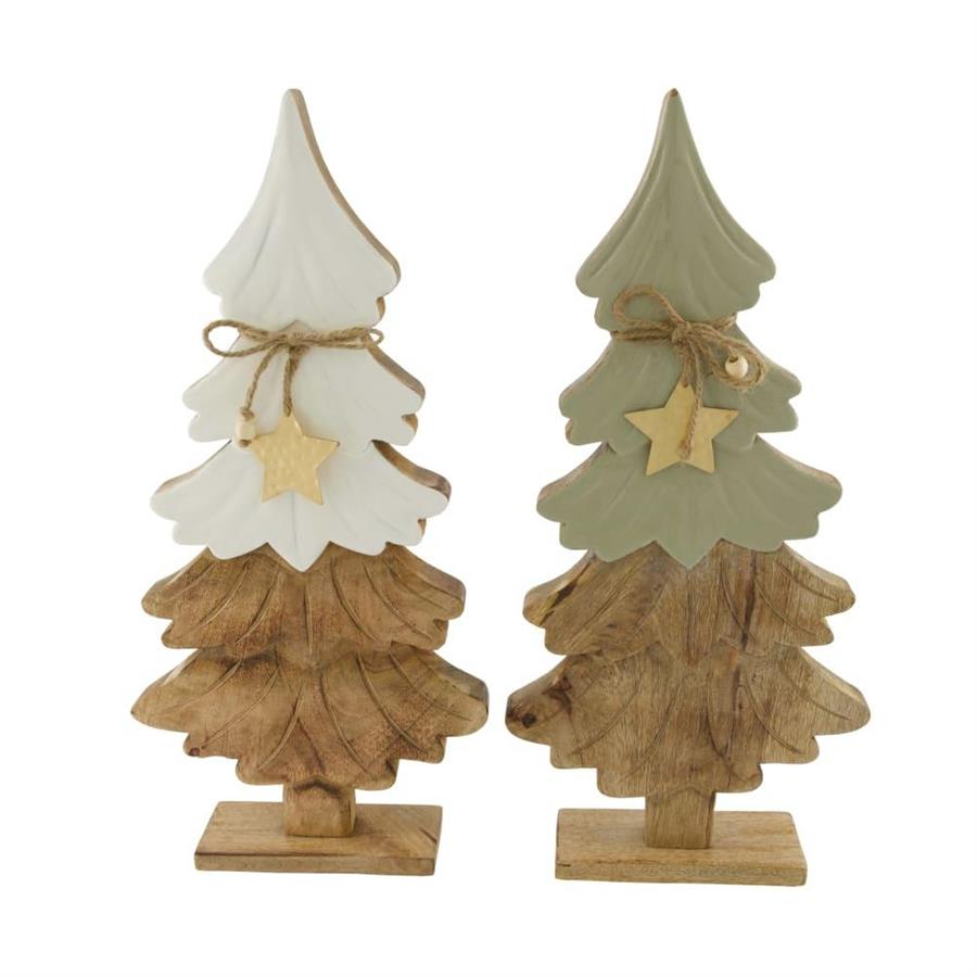 ALBERO LEGNO DI MANGO CM.25x6x52 ASS.2COL.