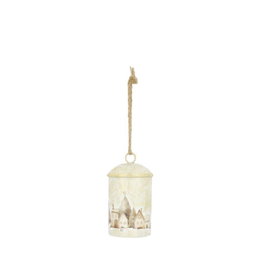 DECORO CAMPANA METALLO C/CASETTE CM.11x11x19.5