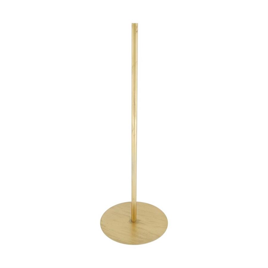 BASE PER FIORE METALLO CM.18x18x49 ORO