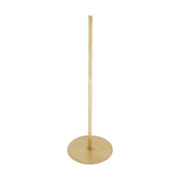 BASE PER FIORE METALLO CM.18x18x49 ORO