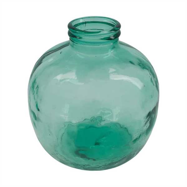 VASO VETRO RICICLATO CM. 32x32x35