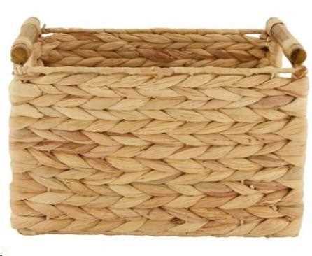 CESTINO  GIACINTO NATURALE CM.32X22X18