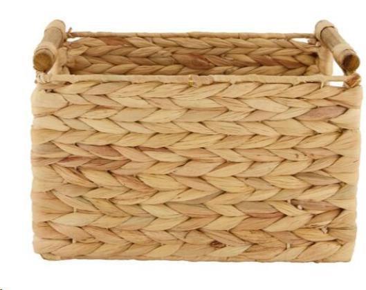 CESTINO  GIACINTO NATURALE CM.38X28X20