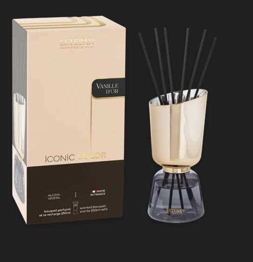 BOUQUET PARFUME ICONIC COLOR RECHARGEABLE 250ML VANILLE D'OR