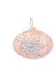 PALLINA VETRO  CHAMPAGNE GLITTER D.CM.10