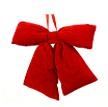 FIOCCO SOFFICE  VELLUTO ROSSO CM.48