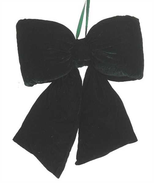 FIOCCO SOFFICE  VELLUTO VERDE CM.48