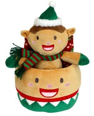 CONF.REGALO PELUCHE ELFO  + COPERTA PILE CM.90X75