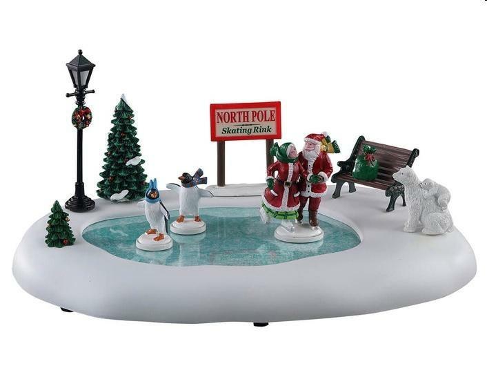 NORTH POLE SKATING RINK,  B/O (4.5V)