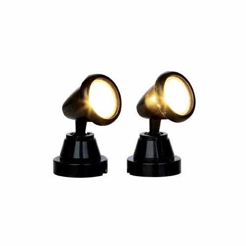ROUND SPOT LIGHT,  SET OF 2, B/O (4.5V)