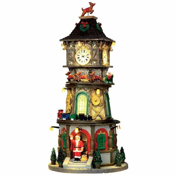 CHRISTMAS CLOCK TOWER, INCL. ADAPTOR 74254, 550 mA