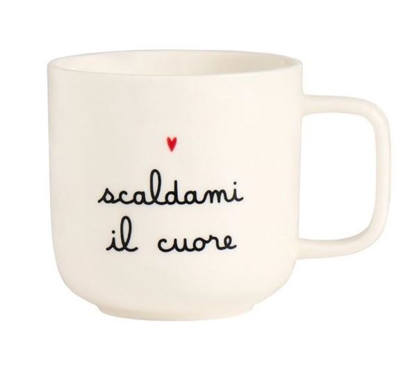 MUG 400ML CERAMICA SCALDAMI IL CUORE