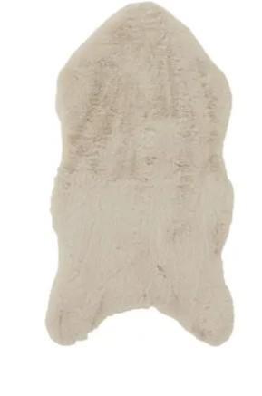 TAPPETO IN PELLICCIA SINTETICA CM.90X50 CREAM