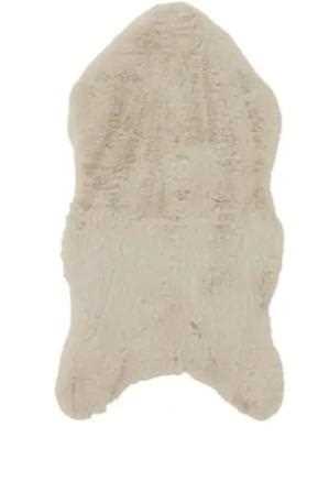 TAPPETO IN PELLICCIA SINTETICA CM.90X50 CREAM