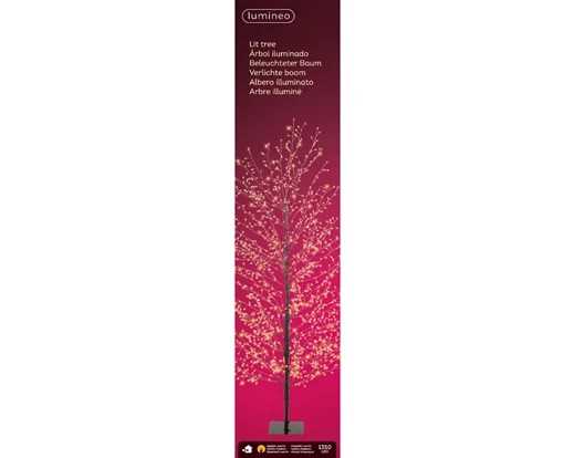 ALBERO PVC NERO 1350 MICROLED L.CLASSIC CM D30XH150