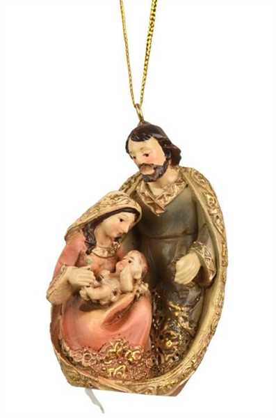 PENDENTE NATIVITA' POLIRESINA 4.7X3XH.7CM