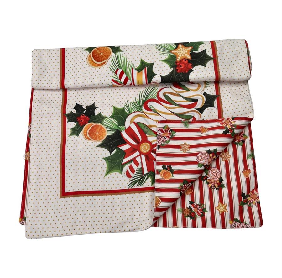 STRISCIA LE CHICCHE ALLOVER RIGHE 45X140