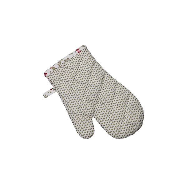 GUANTO TRES CHIC ALLOVER /FOGLIA C/PIPING 17X27