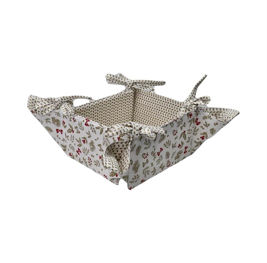 CESTINO TRES CHIC ALLOVER /FOGLIA 18X18+10