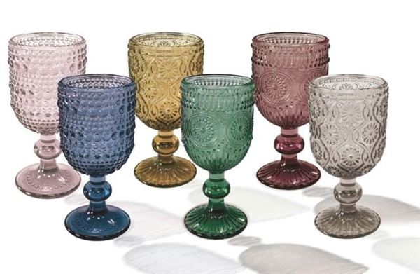 SET 6 BICCHIERI SHOT LIQUORINO INDIE COLORATI 5CL VETRO