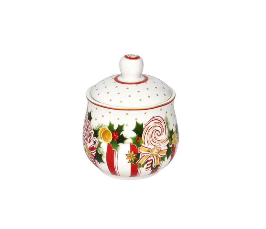 ZUCCHERIERA LE CHICCHE NEW PORCELLANA cm D9X12H