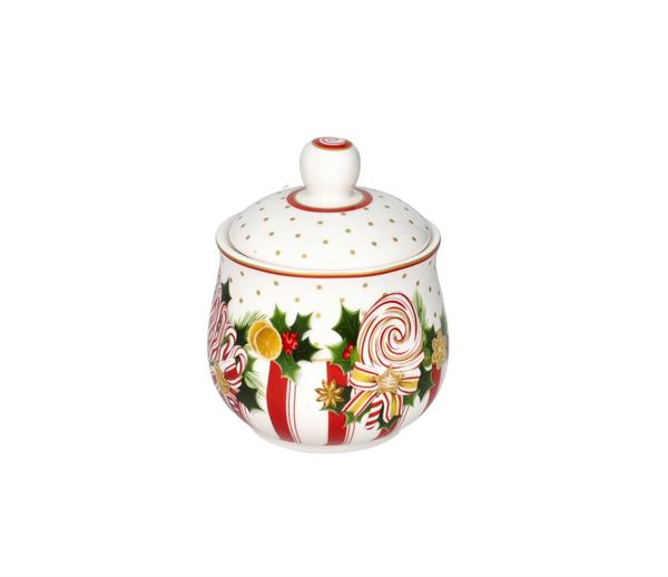 ZUCCHERIERA LE CHICCHE NEW PORCELLANA cm D9X12H