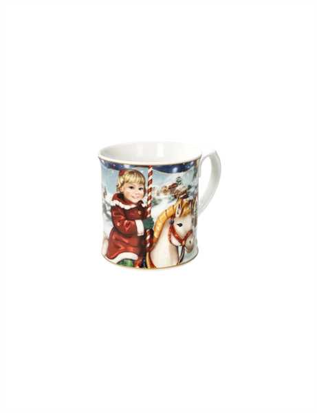 MUG CUCCIOLI (BIMBA GIOSTRA) NEW PORCELLANA cm D9,5X9,5H