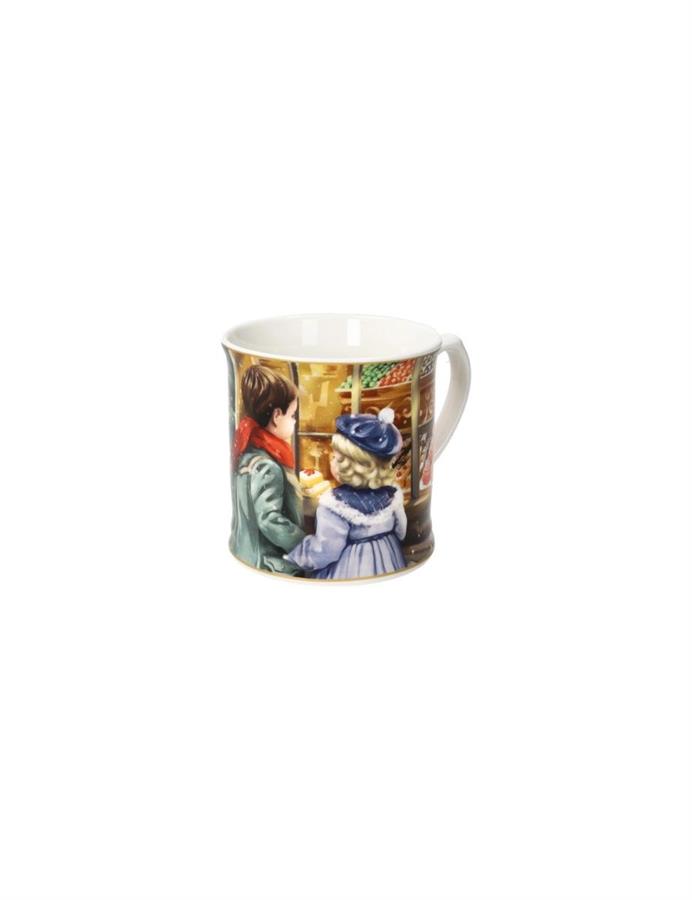 MUG CUCCIOLI (BIMBI VETRINA) NEW PORCELLANA cm D9,5X9,5H