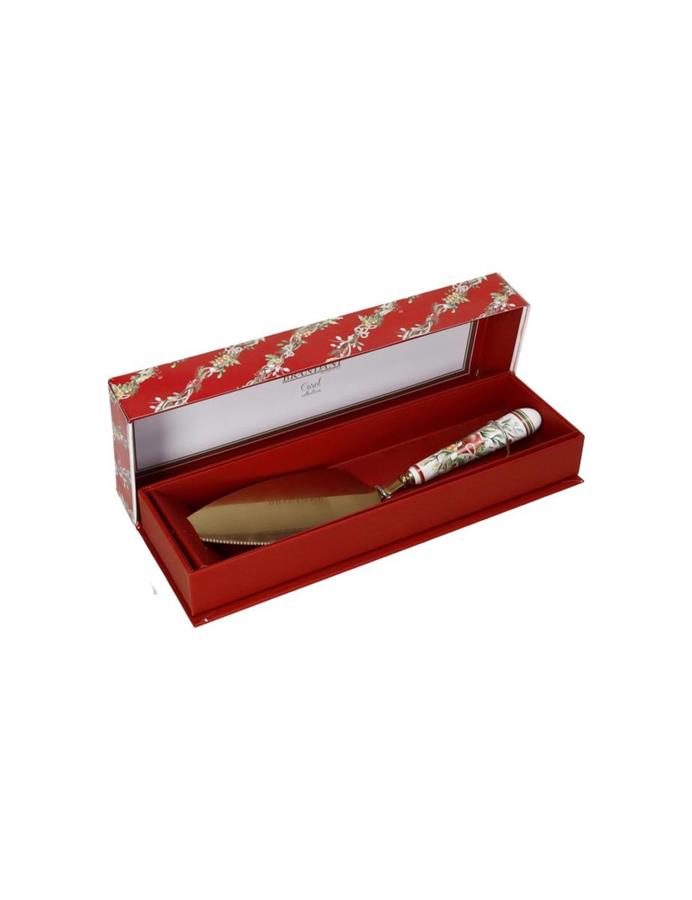 PALA DOLCE CAROL GOLD INOX C/MANICO CERAMICA cm 26