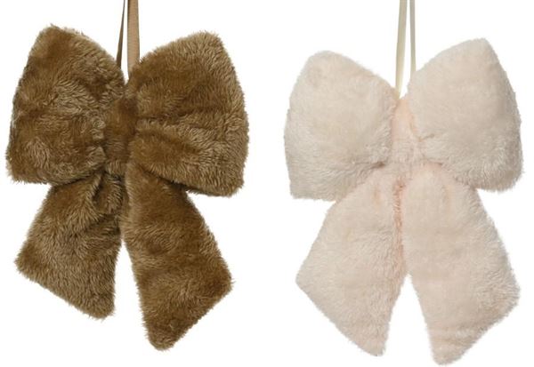 FIOCCO IN PELLICCIA ARTIFICIALE 2ASS. 10X35X40CM