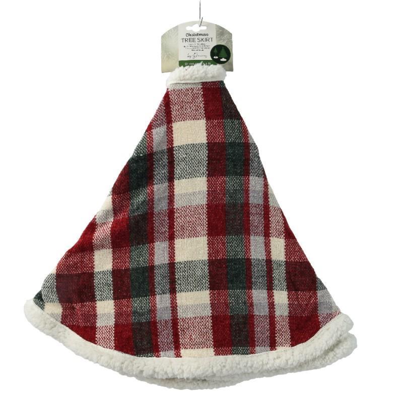 COPRIBASE ALBERO IN POLIESTERE VERDE/ROSSO Ø100CM