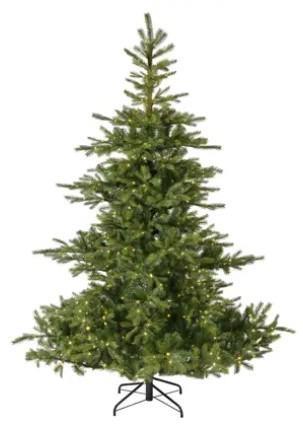 ALBERO NATALE PE/PVC GRANDISFIR 5200LED L.CALDA Ø162x H240CM