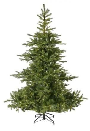ALBERO NATALE PE/PVC GRANDISFIR 5200LED L.CALDA Ø162x H240CM