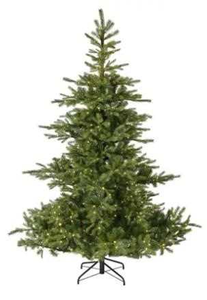 ALBERO NATALE PE/PVC GRANDISFIR 5200LED L.CALDA Ø162x H240CM