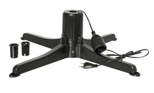 SUPPORTO GIREVOLA IN PLASTICA PER ALBERO  D.64XH.64CM