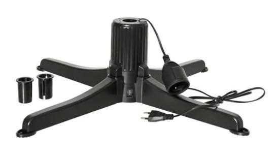 SUPPORTO GIREVOLA IN PLASTICA PER ALBERO  D.64XH.64CM