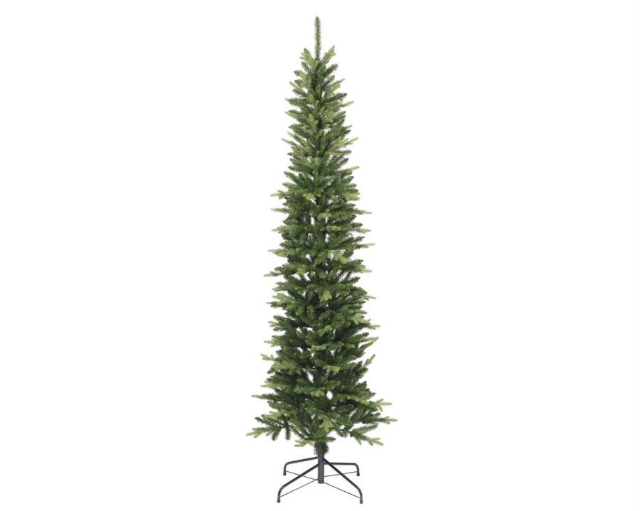 ALBERO NATALE PE/PVC SLIM FIR VERDE Ø73XH.240CM