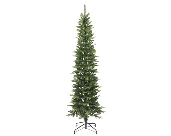 ALBERO NATALE PE/PVC SLIM FIR VERDE Ø73XH.240CM