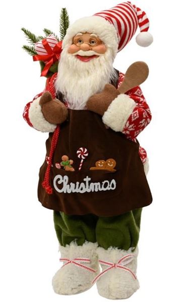 BABBO NATALE IN PVC COLORATO 35X16XH.60CM