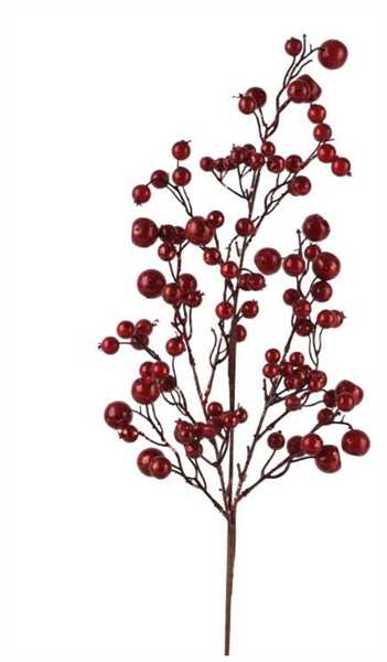 RAMO BACCHE GLITTER CM.16X68H RED