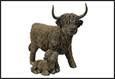 BUFALO SCOTTISH MARRONE PE L29B15,5H25,5CM