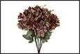 MAZZO FIORI DAHLIA HYDRANGEA ROSA 15X15X55CM PVC/TESSUTO