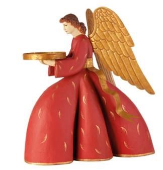 ANGELI DELLA PACE BASSO ROSSO CM.34,5X13XH.37