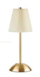 LAMPADA DA TAVOLO LED RIC.USB BIANCA D.11,5XH.30CM