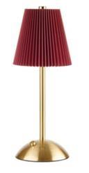LAMPADA DA TAVOLO LED RIC.USB BORDEAUX D.11,5XH.30CM